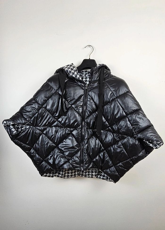 Doudoune poncho réversible Queen Drama by Monte Cervino, taille unique