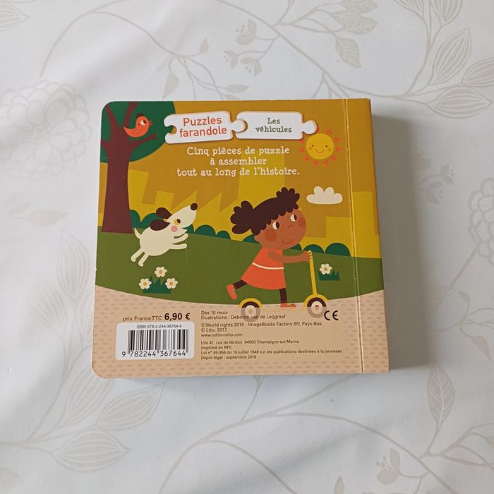 Livre puzzles farandole Les véhicules - photo numéro 2