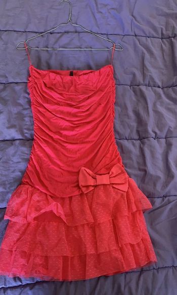 Robe dos nu bustier naf naf fushia