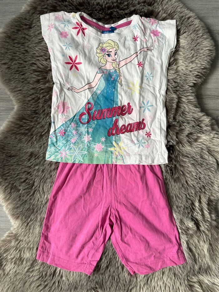 Pyjama short fille 4 ans disney reine des neiges
