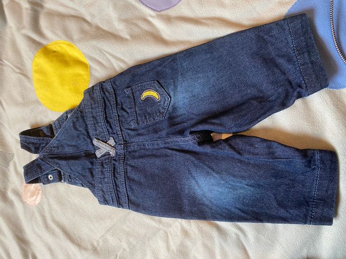 Salopette en jeans 6mois - photo numéro 4