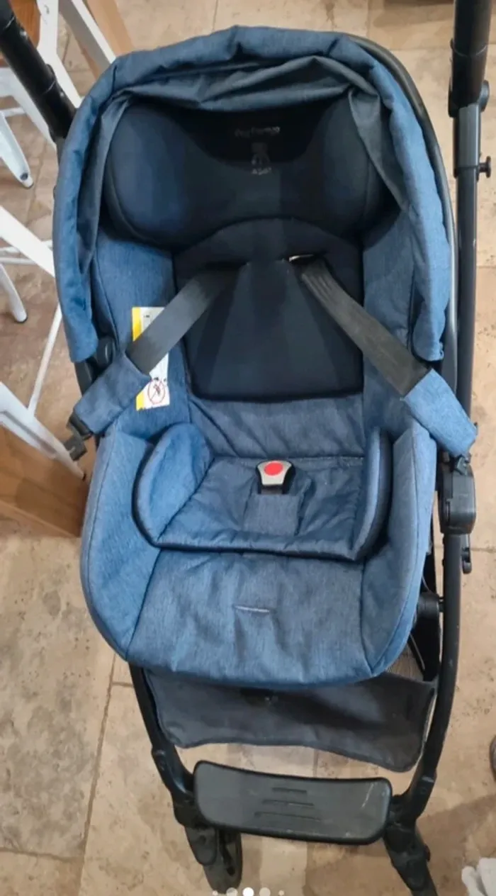 Pousette peg perego futura + extension planche a roulette second 2eme enfants - photo numéro 9