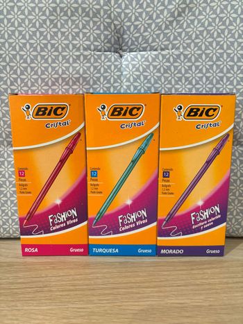 Pack de 36 Stylos Billes "Fashion Cristal" Pastel
