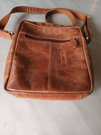 sac bandoulière homme cuir marron