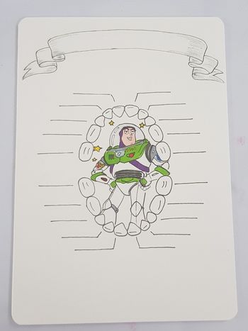 Carte à dents buzz l'éclair