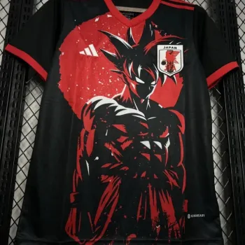 Maillot Japon 2024 taille M concept Dragon Ball san Goku rouge noir neuf