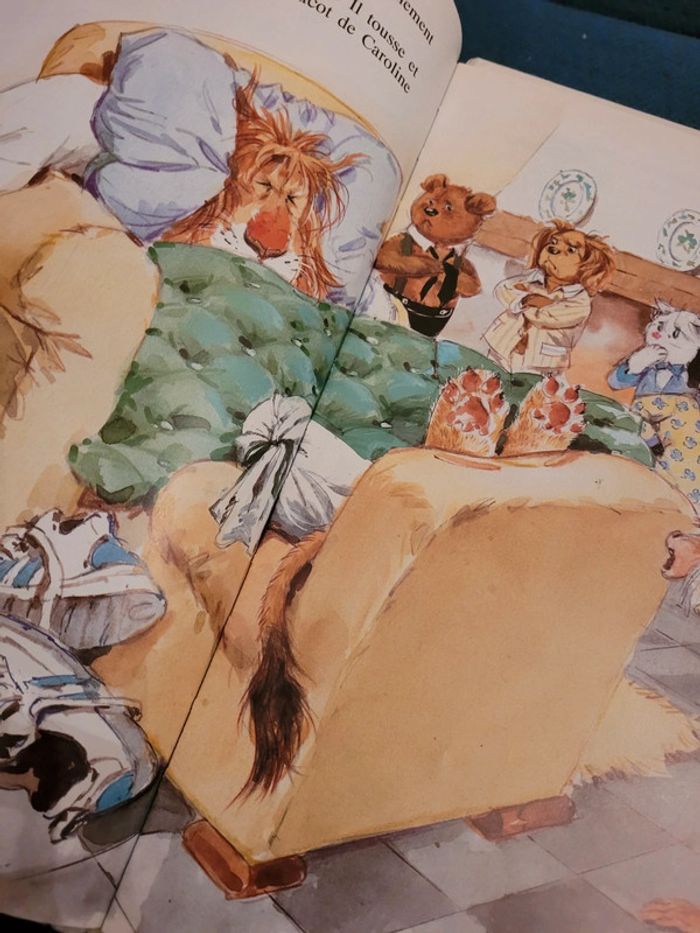 Caroline et les Vagabonds SDF lion crinière livre album collection années 90 Pierre Probst - photo numéro 6