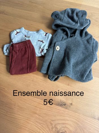 Ensemble bébé 0-1mois