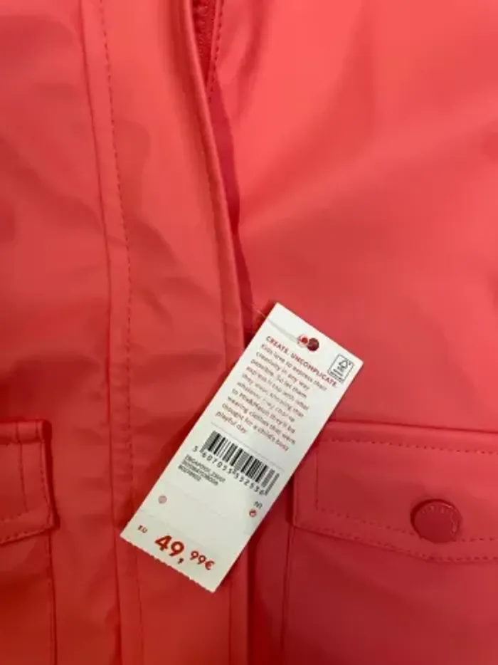 Imperméable ciré bébé fille (neuf) - Taille 6/9 mois - photo numéro 3
