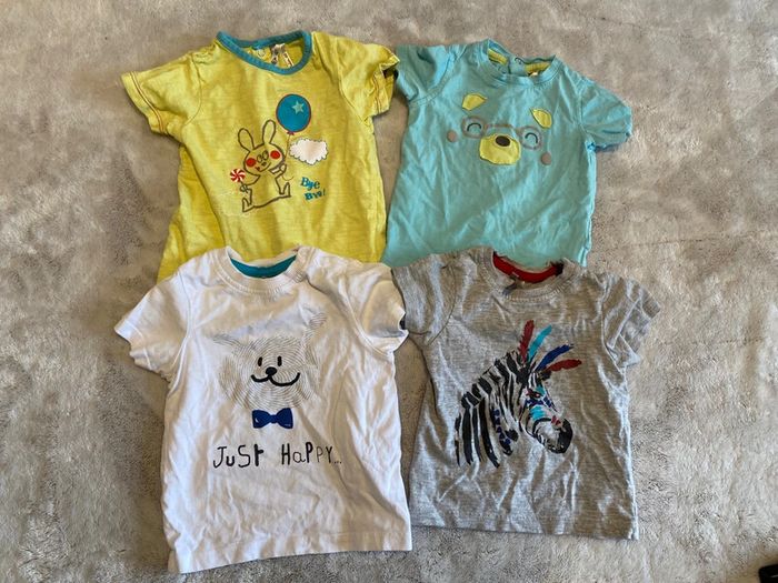 Lot de 4 t-shirts Orchestra 6 mois