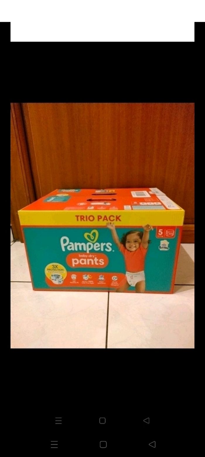 111 pants Pampers taille 5