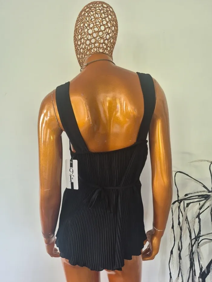 Blouse sans Manches Noir Femme Taille Unique - photo numéro 2