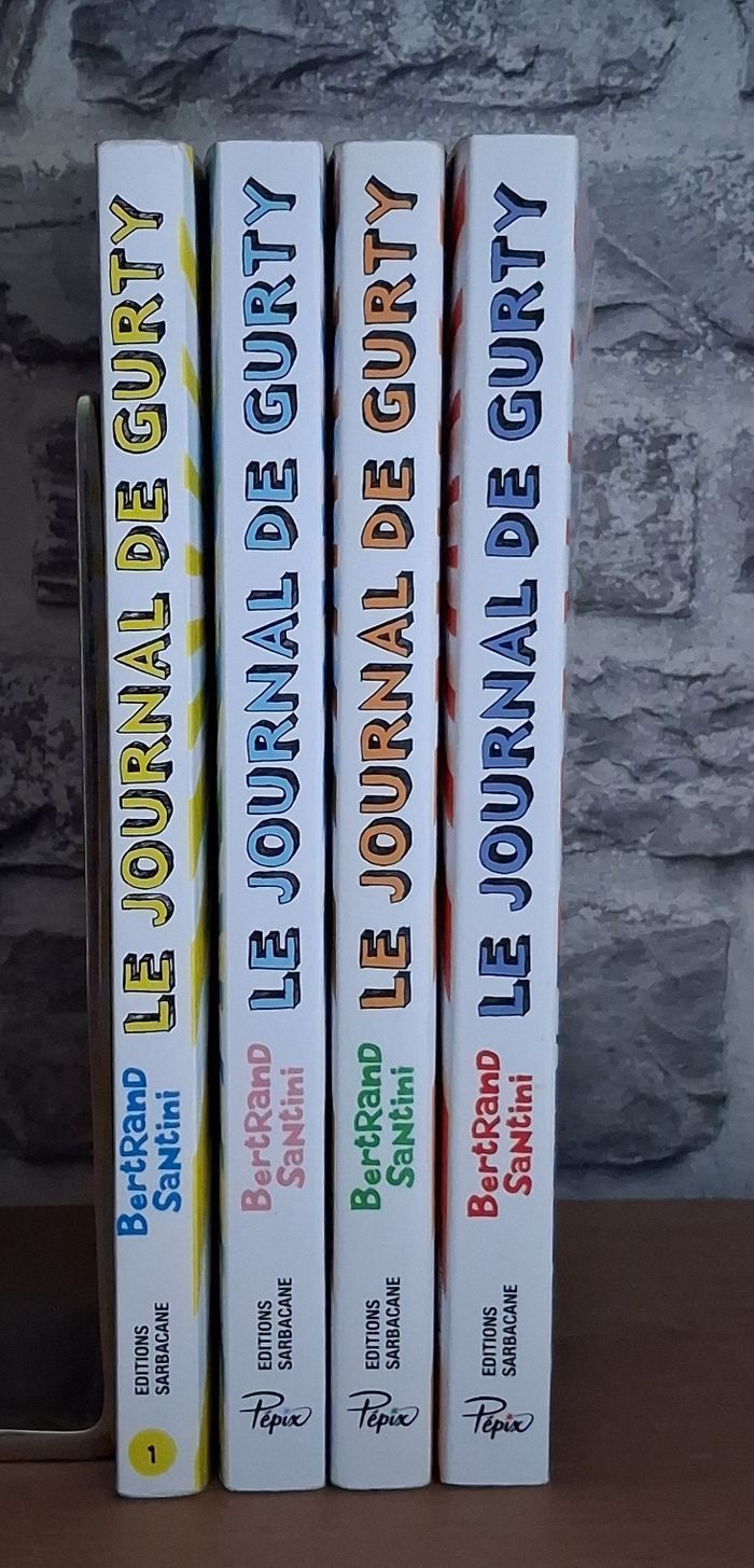 Lot 7 romans enfant dont 4 Journal de Gurty - photo numéro 3