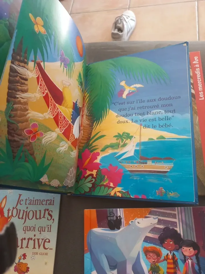 Lot 4 livres enfant mercredi à lire hachette doudou - photo numéro 11