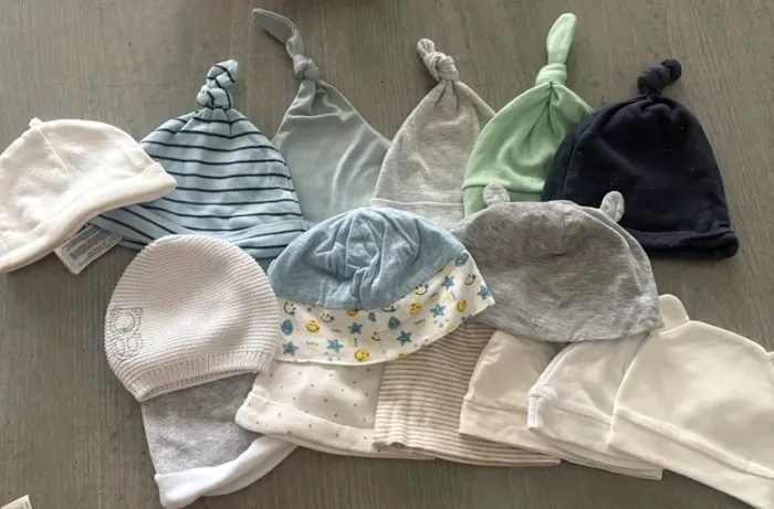 Lot bonnet bébé naissance garçon - photo numéro 2
