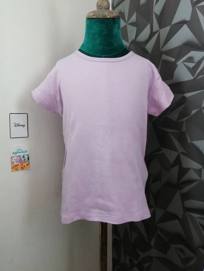 Tee-shirt lila uni / domyos / (8ans) - photo numéro 2