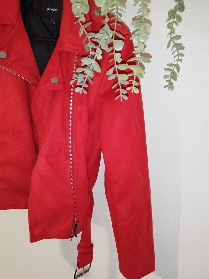 Sublime veste rouge taille M - photo numéro 4