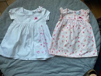 Lot de 2 robes coton Disney