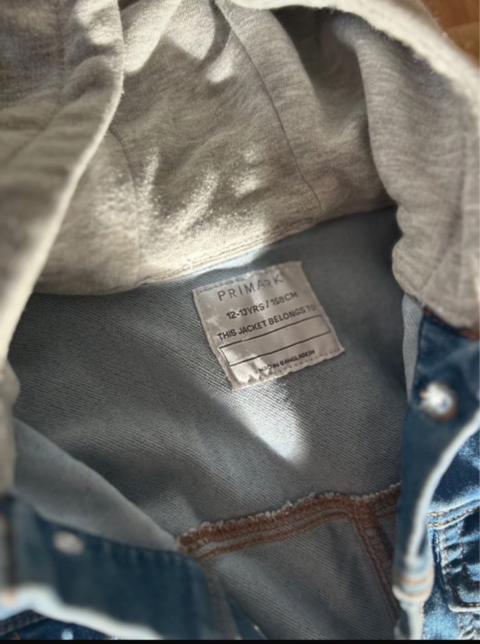 Veste en jeans/tissus de taille 12/13 ans - photo numéro 4