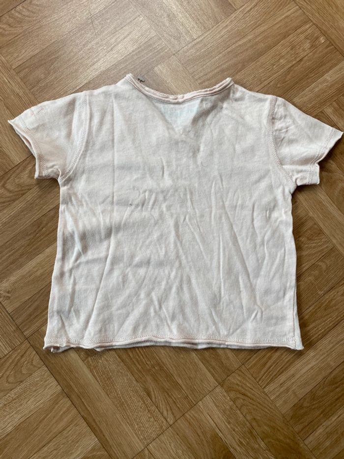 T-shirt à manches courtes rose taille 12 mois Zadig & Voltaire (NEUF) - photo numéro 4