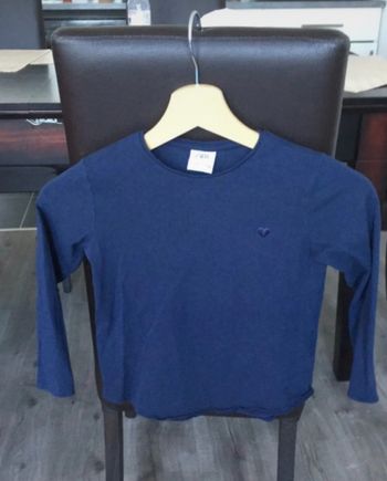 Haut manche longue bleu marine  Zara 6ans