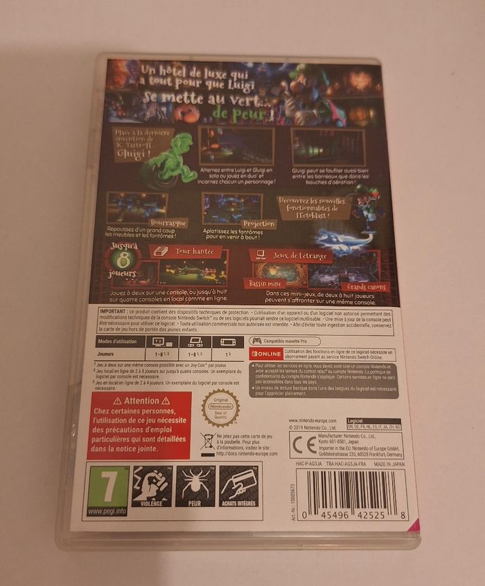 Jeu Luigi Mansion 3 Nintendo Switch - photo numéro 3