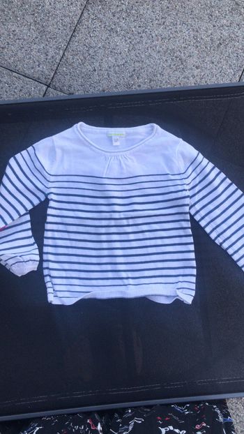 Pull marin vertbaudet 4ans