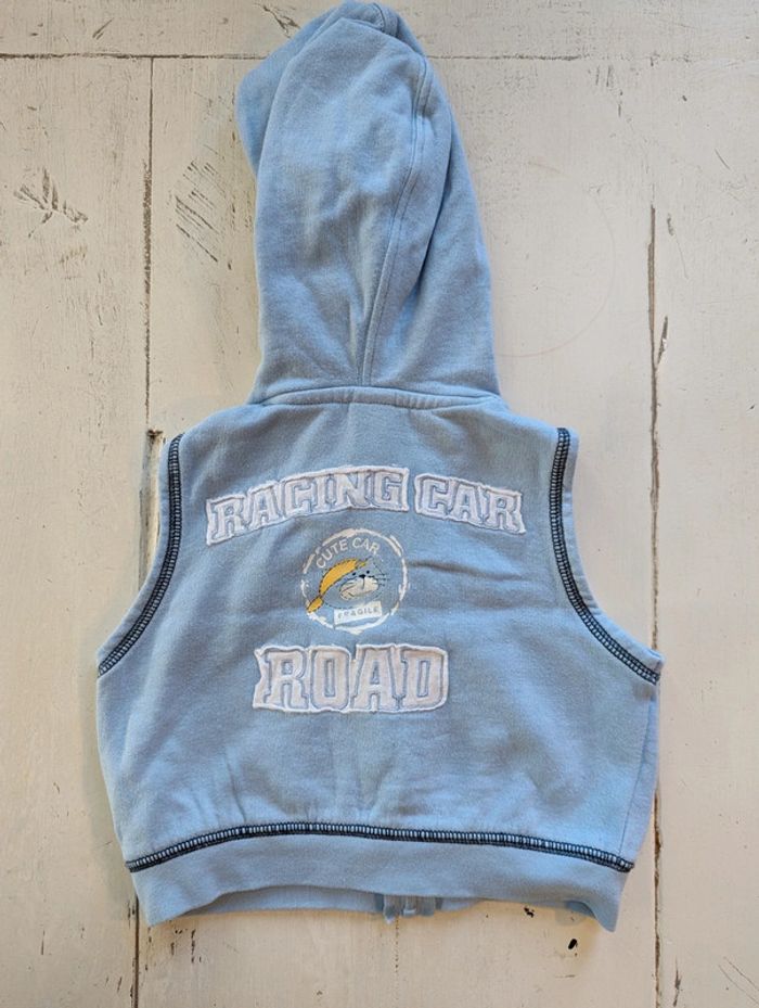 Sweat zippé sans manches - photo numéro 2