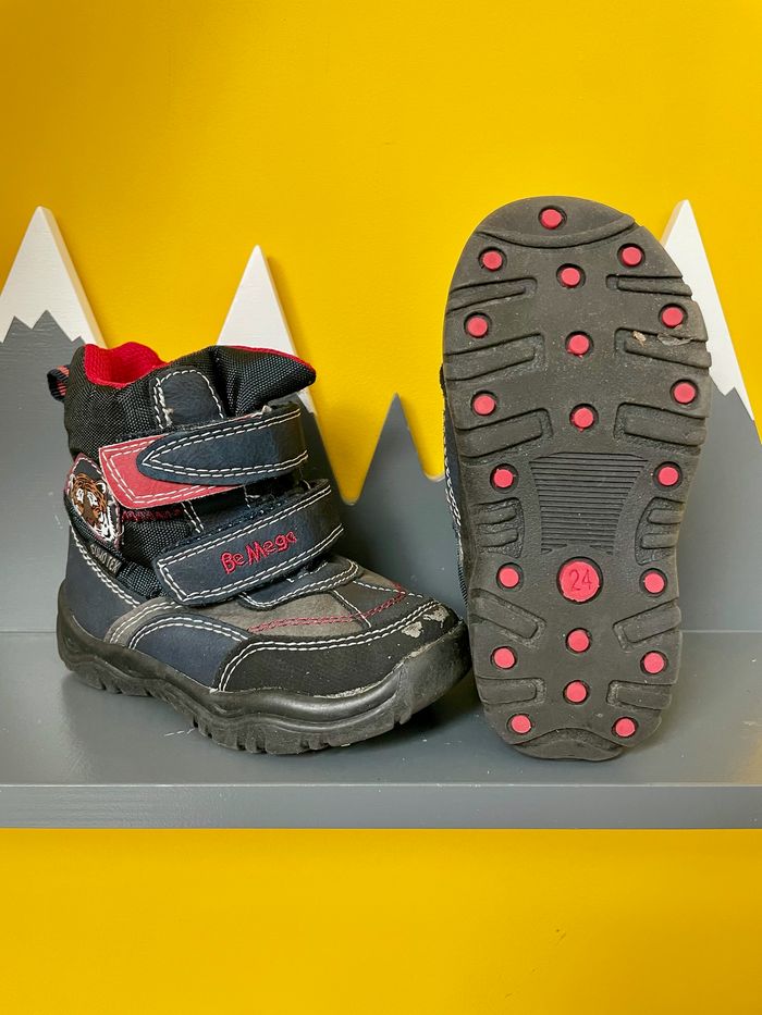 Bottes de neige à scratch intérieur polaire tigre Sumo-Tex taille 24 - photo numéro 4