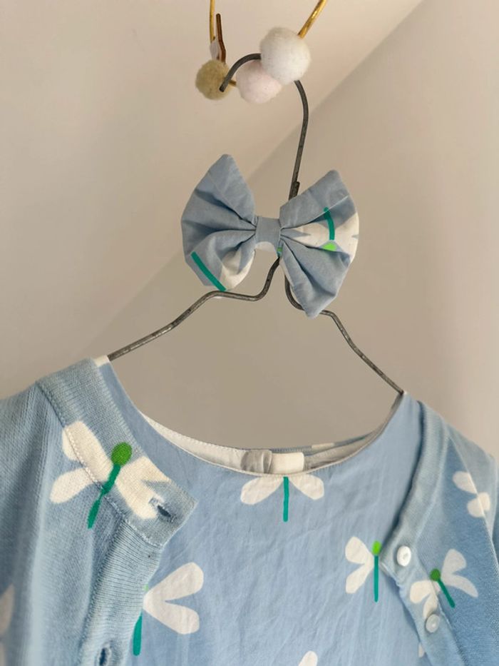 Robe, gilet et barrette jacadi - photo numéro 2