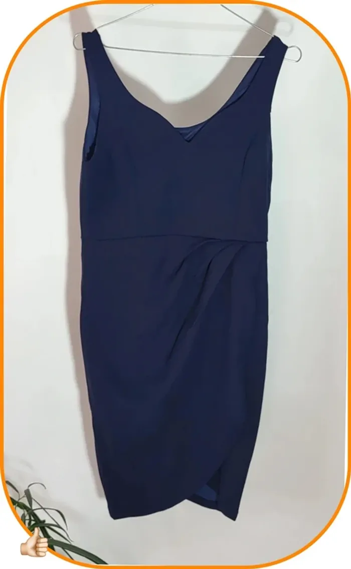 Robe élégante bleu marine – Taille M