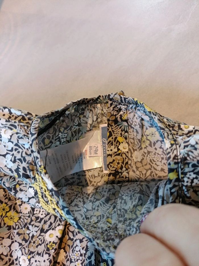 Chemise Jacadi liberty 24 mois smocks - photo numéro 2