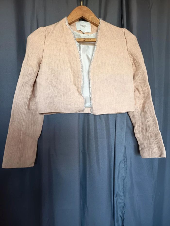 Crop top. Boléro manches  longues. Marque Mage.