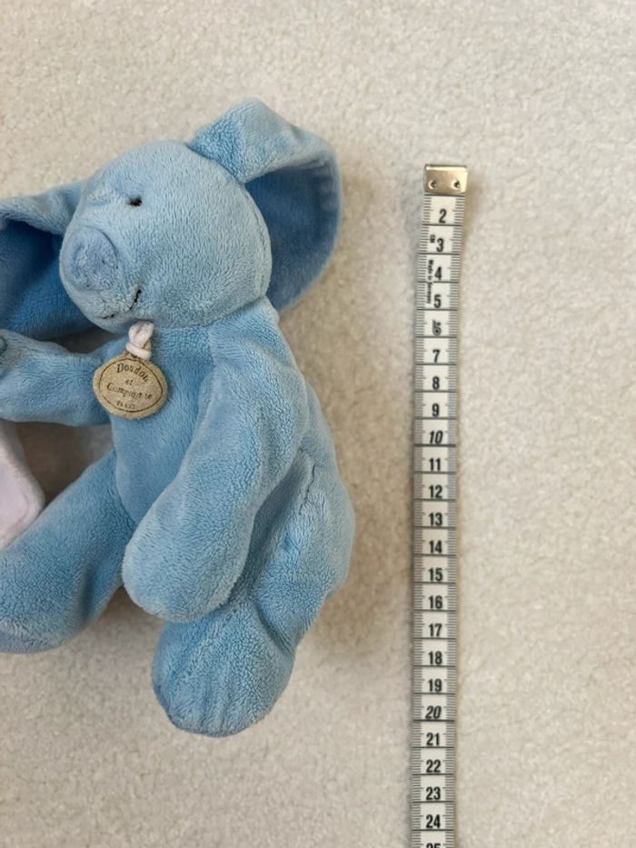 Doudou lapin bleu doudou et compagnie - photo numéro 3