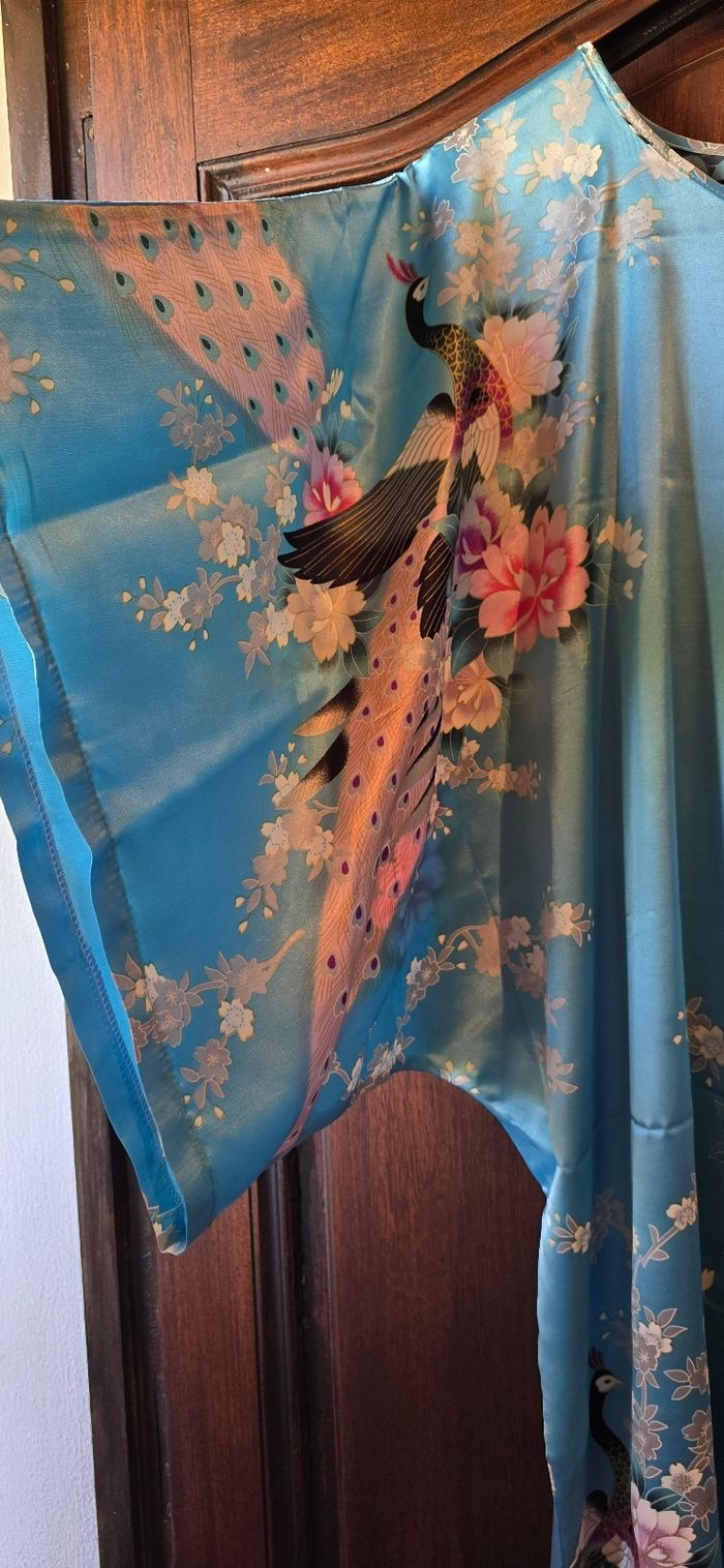 Longue robe en soie - photo numéro 2