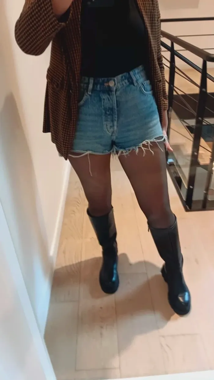 Short jeans zara - photo numéro 4