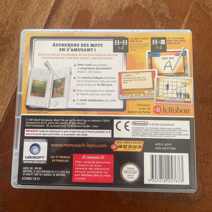 Mon Coach personnel Nintendo Ds - photo numéro 3