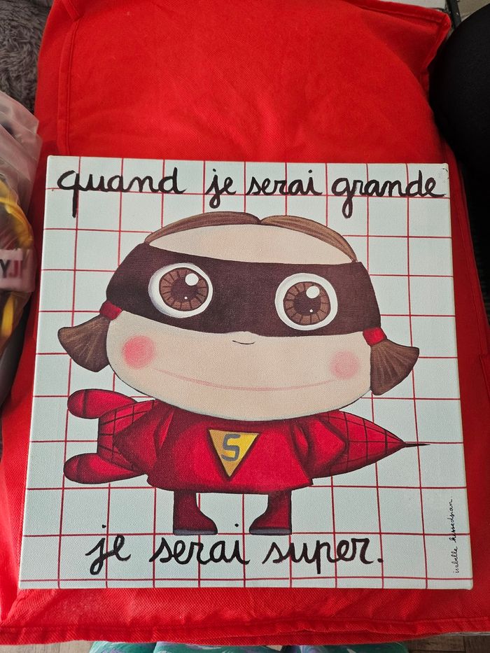 Grand cadre Quand je serai grande - photo numéro 2