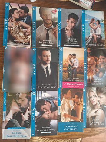 Lot 27 Livre Harlequin Azur 