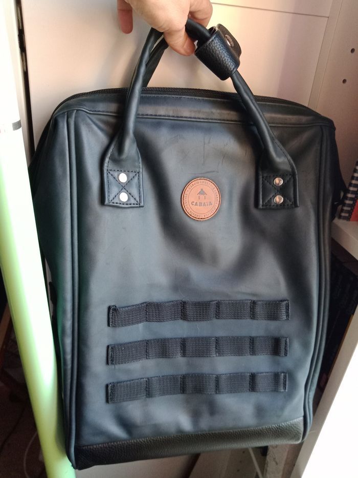 Sac à dos Cabaïa M bleu/gris - photo numéro 2