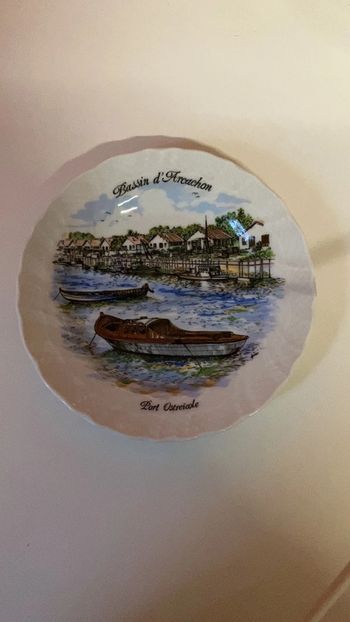 Petite Assiette Décorative. Bassin d'Arcachon.