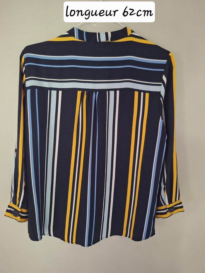 Blouse rayée t34 - photo numéro 2