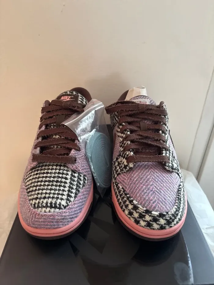 Nike Dunk Low Harris Tweed Violet 40,5 - photo numéro 2