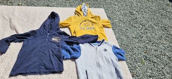 Sweat, sweat a capuche et veste zippé