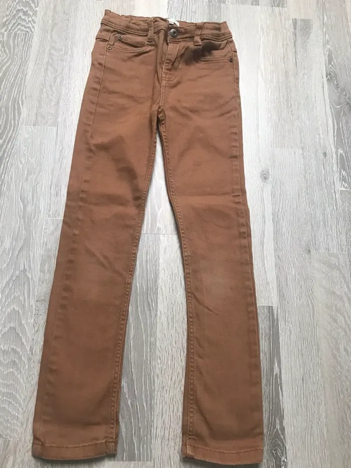 Pantalon jean marron