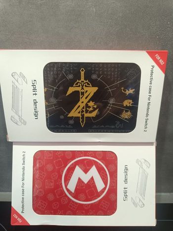 Coque de protection rigide Nintendo Switch 2 Mario ou Zelda