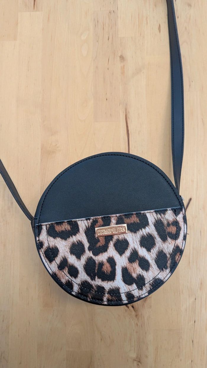 Sac à main rond motif léopard Cosmopolitan - photo numéro 2