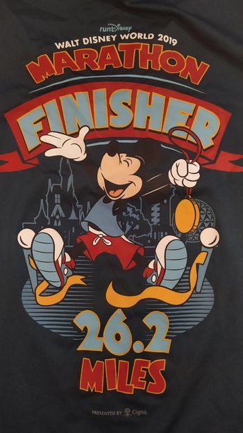 Tee-shirt Run Disney 2019 Walt Disney World Marathon