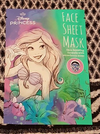 Masque soin visage la petite sirène Disney