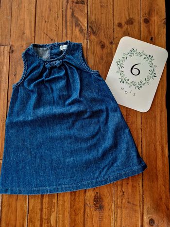 Robe jean 6 mois
